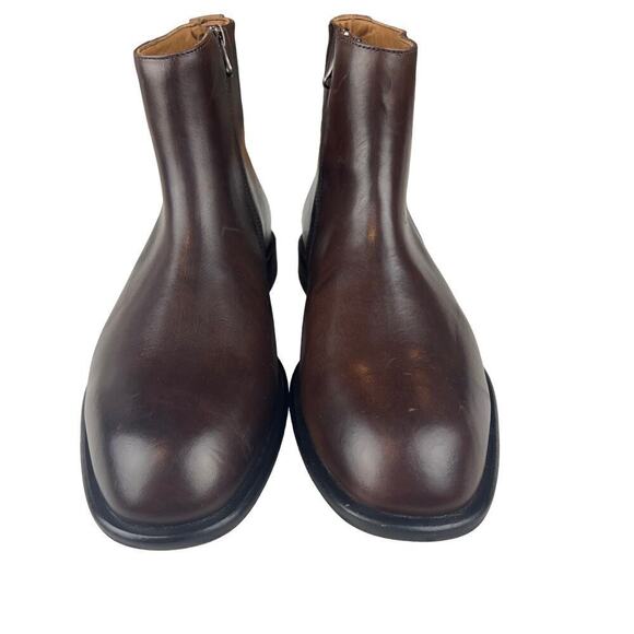 DONALD‎ PLINER RYAN LEATHER MEMORY FAOM BOOTS IN CAPPUCCINO NWOB MEN'S SIZE 8 - Picture 6 of 15